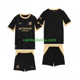 Camisolas de futebol Manchester City Criança Equipamento Alternativa 2026/27 Manga Curta